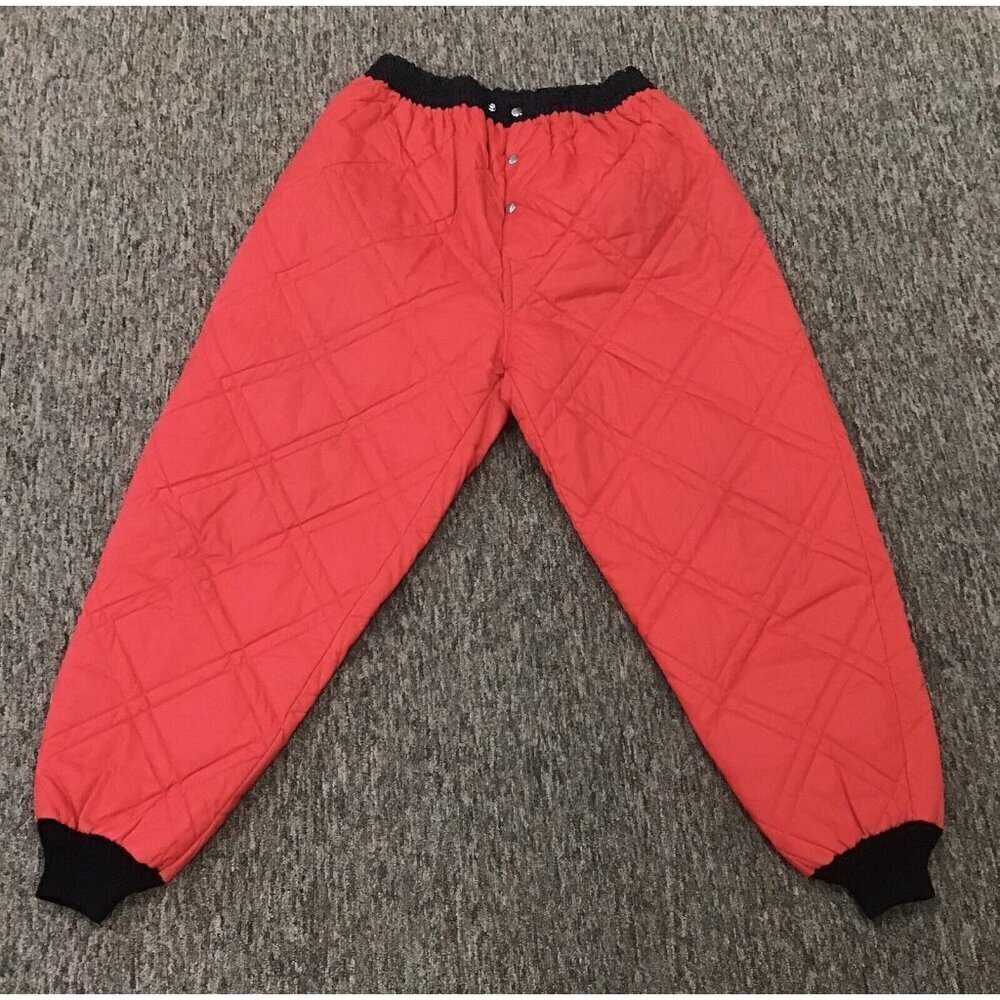 Vintage JC Penney Size Large Red Snow Pants